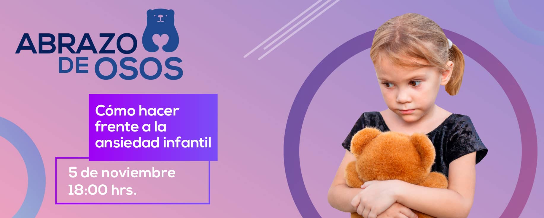 Abrazo de Osos Cómo hacer frente a la ansiedad infantil Slider