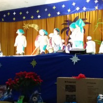 Evento navideño colegio san angel poza rica