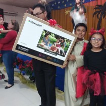 Evento navideño colegio san angel poza rica